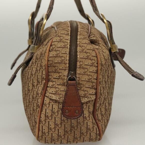 DIOR Trotter Canvas Hand Bag Brown - Picture 5 of 12